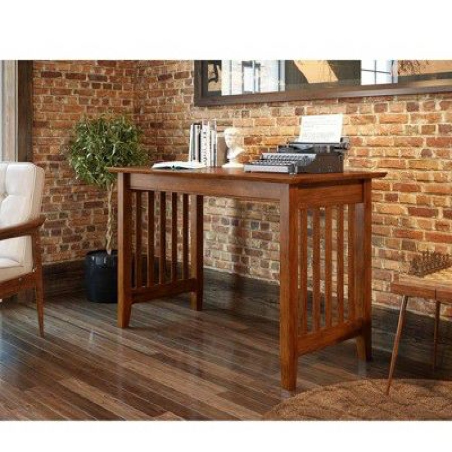 Executive Desks * | Writing Desk Classic Mission Walnut Atlantic Furniture